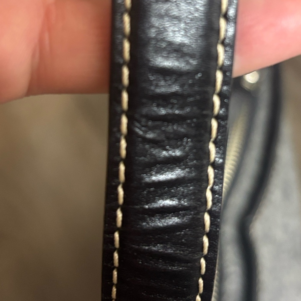Vintage Kate Spade Black and Gray Wool Patchwork Small Bag - Picture 15 of 15